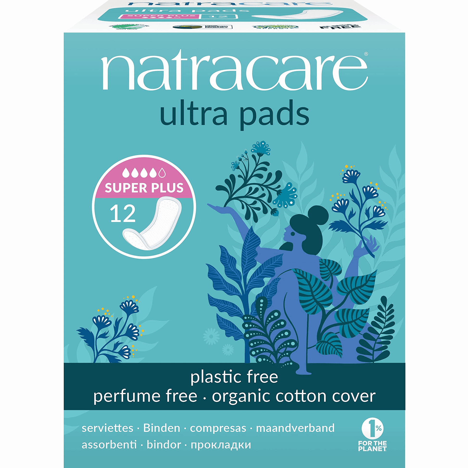 Natracare Natural Ultra Pads Super + 12 Units