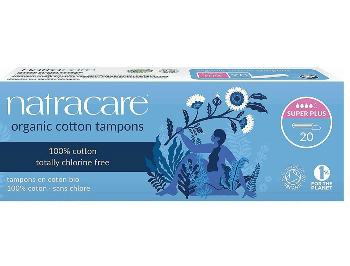 Natracare Organic Cotton Super Plus Tampons 20 Units