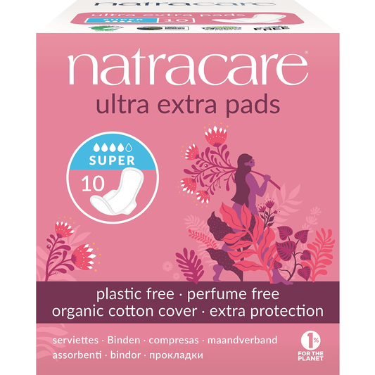 Natracare Ultra Extra Pad - Super 10 Units