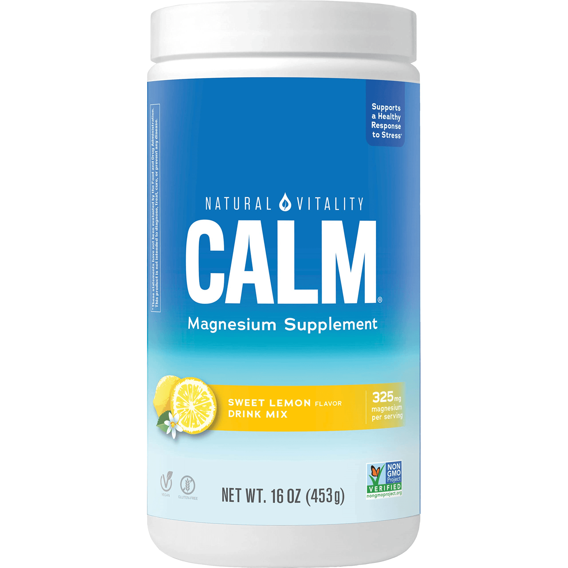 Natural Calm Magnesium Sweet Lemon 452g