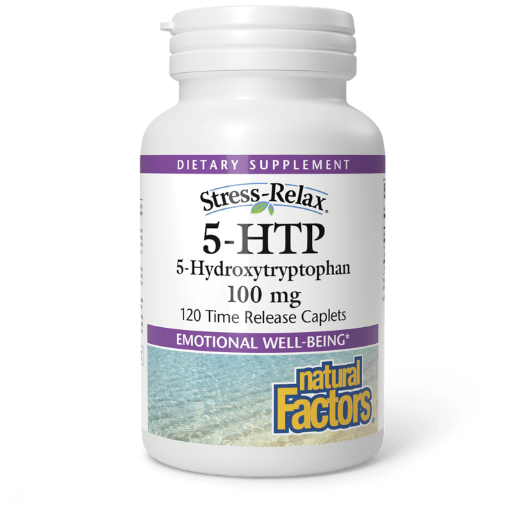 Natural Factors 5-HTP 100 mg 120 Caplets 