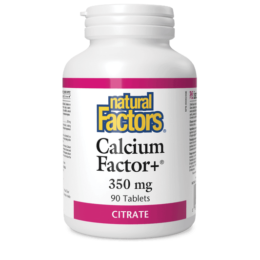 Natural Factors Calcium Factor+ Citrate 350 mg 90 Tablets 