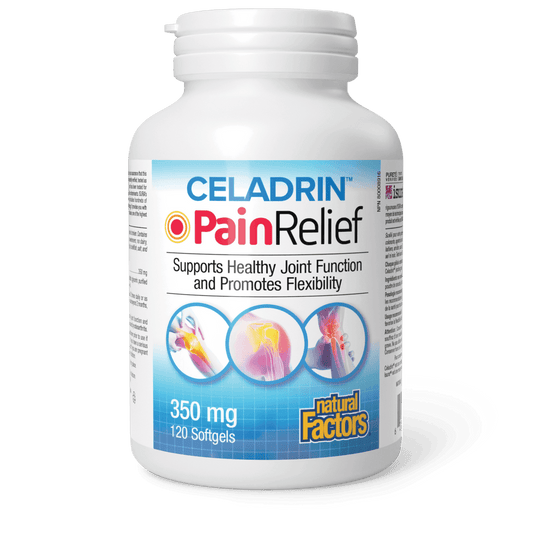 Natural Factors Celadrin® PainRelief 120 Softgels - Wellness Supplement