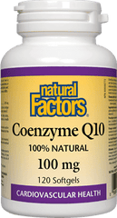 Natural Factors Co-enzyme Q10 100mg 120 Softgels