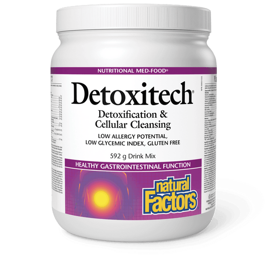 Natural Factors Detoxitech Detoxification & Cellular Cleansing 592g - Wellness Supplement
