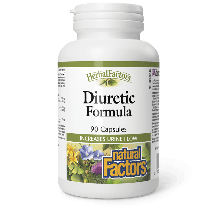 Natural Factors Diuretic Formula 90 Capsules - Wellness Supplement