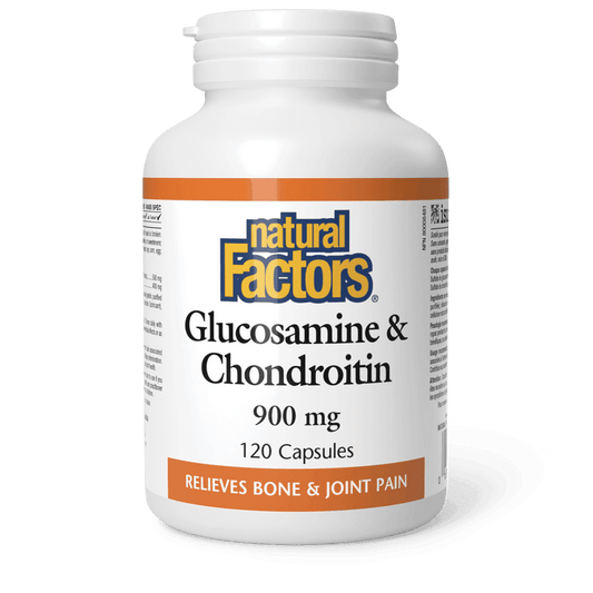 Natural Factors Glucosamine & Chondroitin 900 mg 120 Capsules - Wellness Supplement