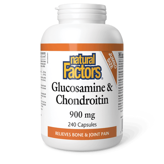 Natural Factors Glucosamine & Chondroitin 900 mg 240 Capsules 