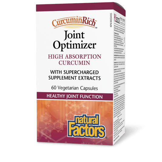Natural Factors Joint Optimizer CurcuminRich 60 Veg Capsules 