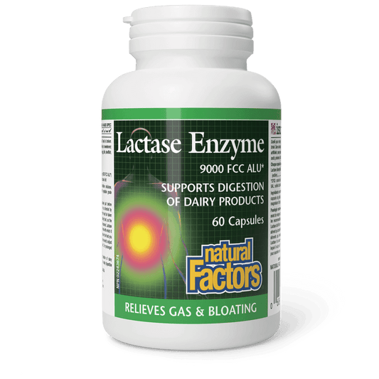 Natural Factors Lactase Enzyme 60 Capsules 