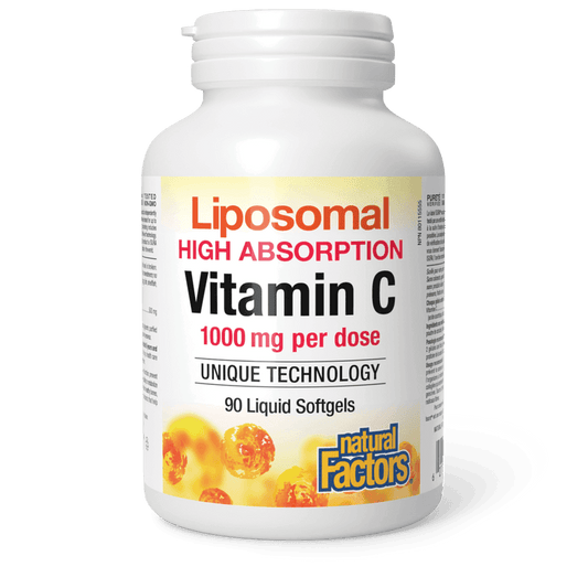 Natural Factors Liposomal Vitamin C 90 Softgels - Wellness Supplement