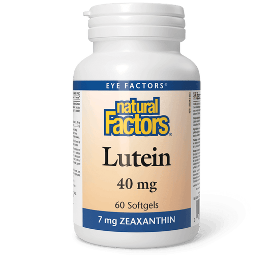 Natural Factors Lutein 40 mg 60 Softgels 