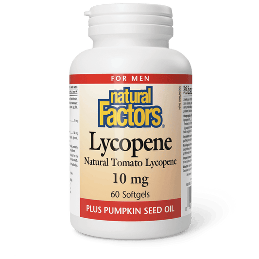 Natural Factors Lycopene 10 mg 60 Softgels 