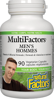 Natural Factors Men’s MultiFactors 90 Veg Capsules - Wellness Supplement