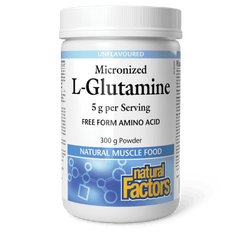 Natural Factors Micronized L-Glutamine 300g