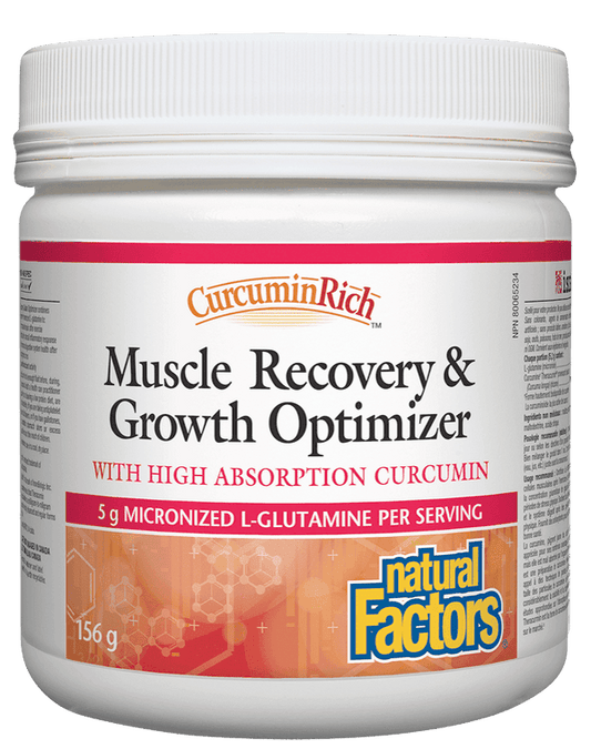 Natural Factors Muscle Recovery & Growth Optimizer 156g - Wellness Supplement