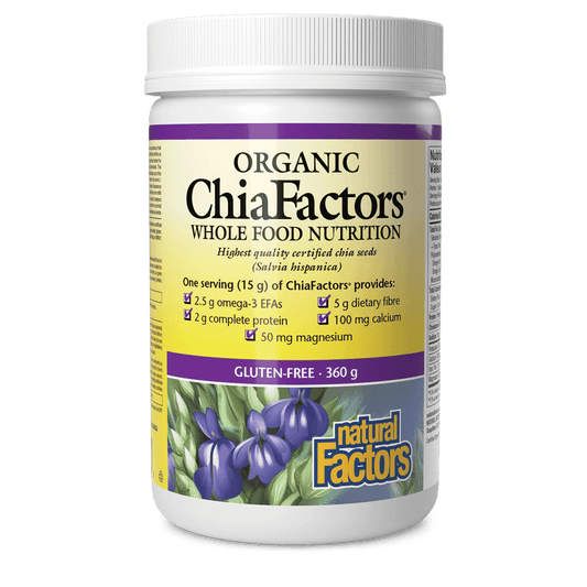 Natural Factors Organic ChiaFactors 360g - Wellness Supplement