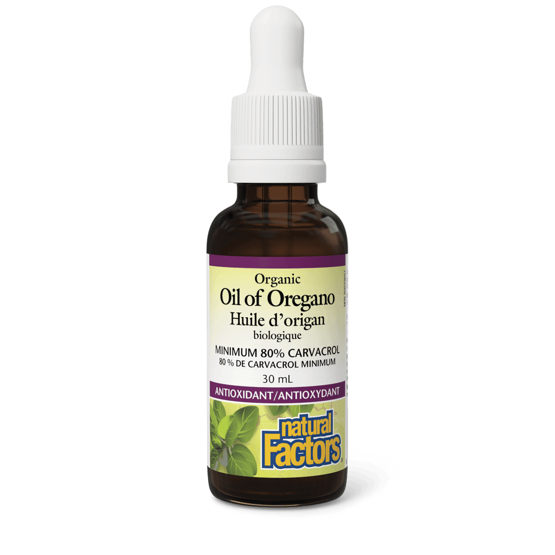 Natural Factors Organic Oil of Oregano 30mL 