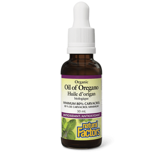 Natural Factors Organic Oil of Oregano 30mL 