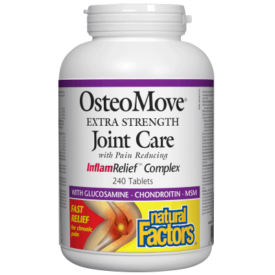 Natural Factors OsteoMove Joint Care Extra Strength 240 Tablets 