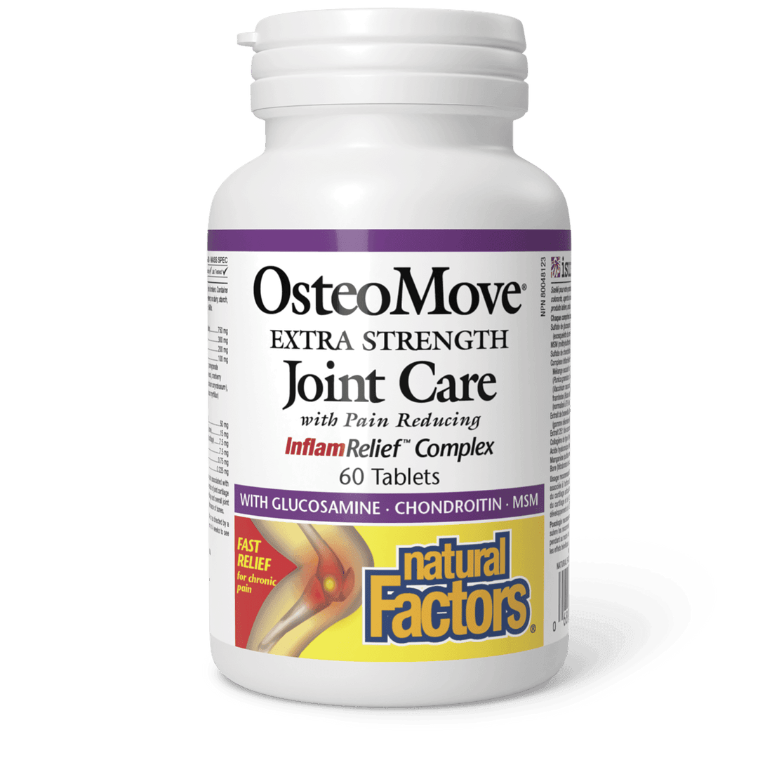 Natural Factors OsteoMove Joint Care Extra Strength 60 Tablets - Wellness Supplement