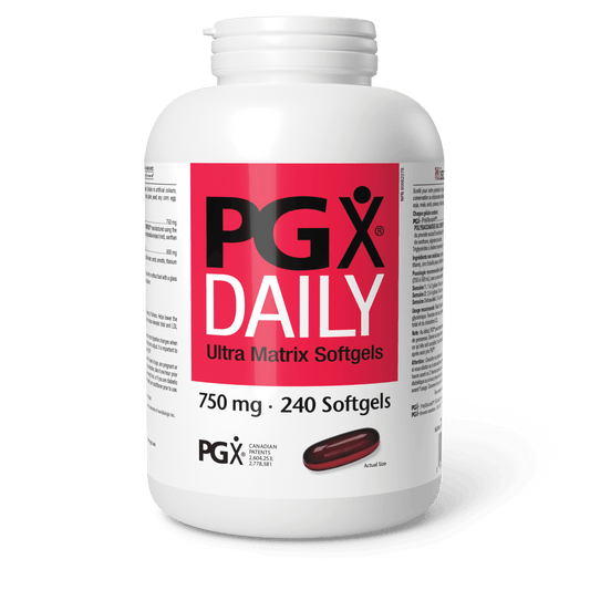 Natural Factors PGX Daily Ultra Matrix 750 mg 240 Softgels 
