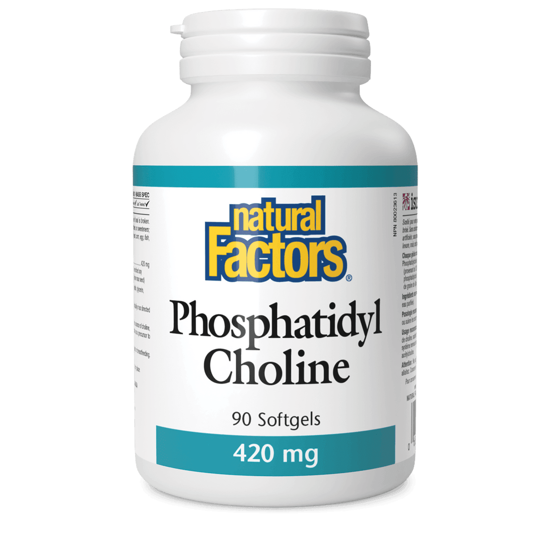 Natural Factors Phosphatidyl Choline 420 mg 90 Softgels 