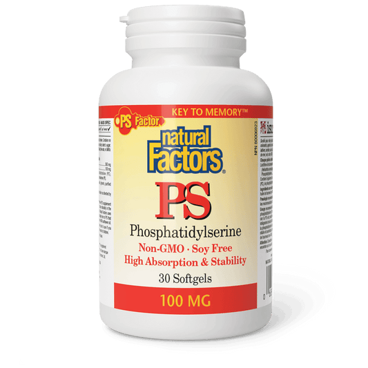 Natural Factors PS Phosphatidylserine 100 mg 30 Softgels - Wellness Supplement