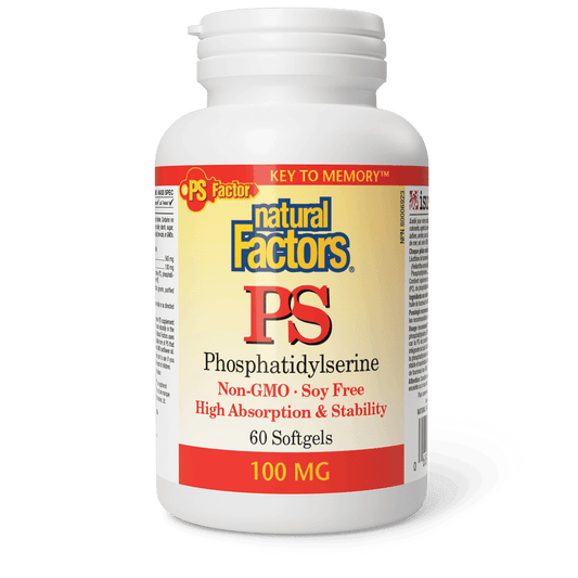 Natural Factors PS Phosphatidylserine 100 mg 60 Softgels 