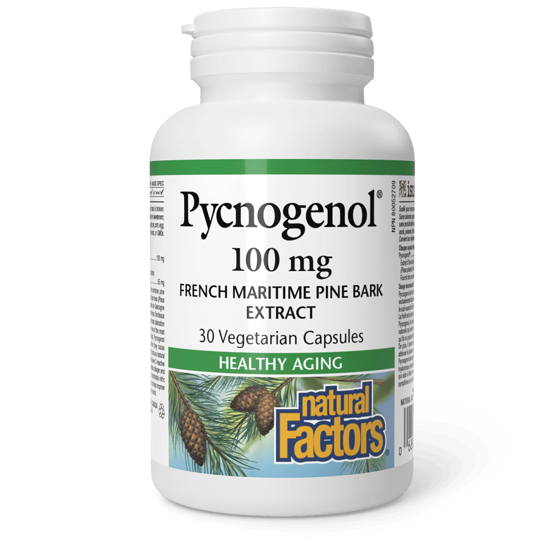 Natural Factors Pycnogenol 100 mg 30 Veg Capsules 