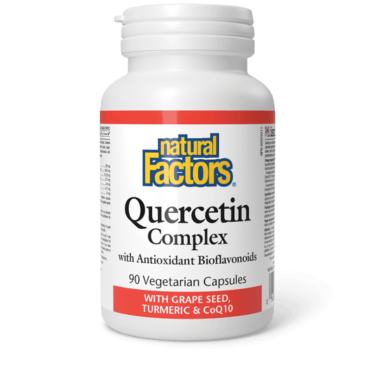 Natural Factors Quercetin Complex 90 Veg Capsules - Wellness Supplement