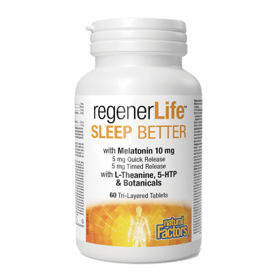 Natural Factors RegenerLife Sleep Better 60 Tablets - Wellness Supplement