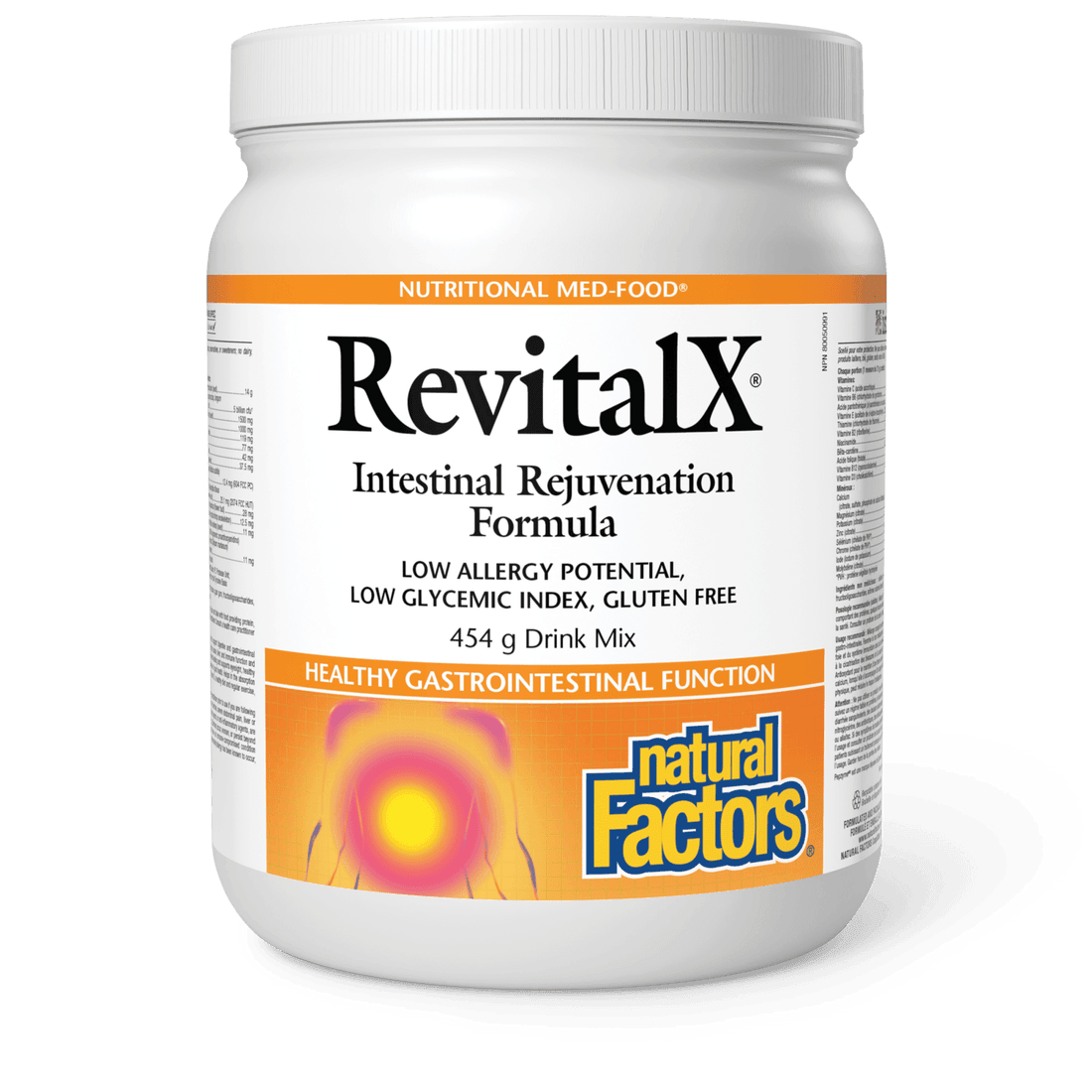 Natural Factors RevitalX Intestinal Rejuvenation Formula 454g - Wellness Supplement