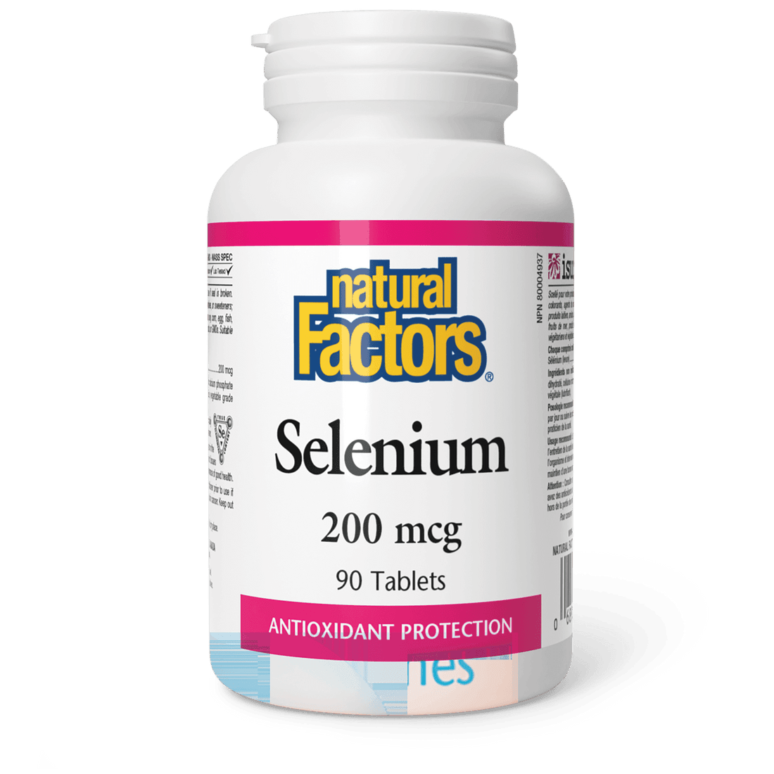 Natural Factors Selenium 200 mcg 90 Tablets - Wellness Supplement