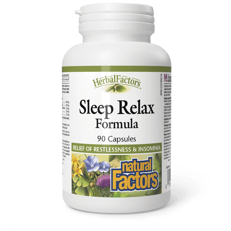 Natural Factors Sleep Relax Formula 90 Capsules 