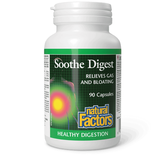 Natural Factors Soothe Digest 90 Capsules - Wellness Supplement