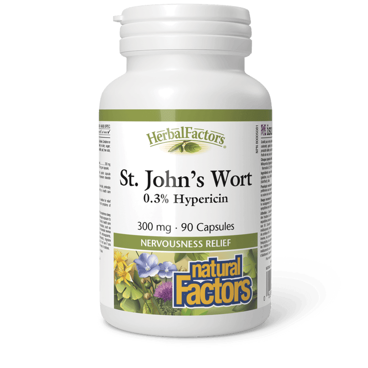 Natural Factors St. John’s Wort 300 mg 90 Capsules 
