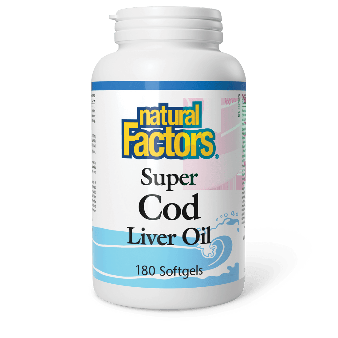 Natural Factors Super Cod Liver Oil 180 Softgels 