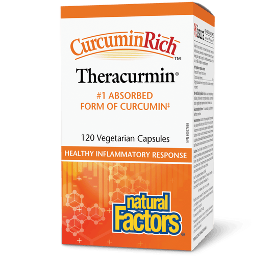 Natural Factors Theracurmin CurcuminRich 120 Veg Capsules 