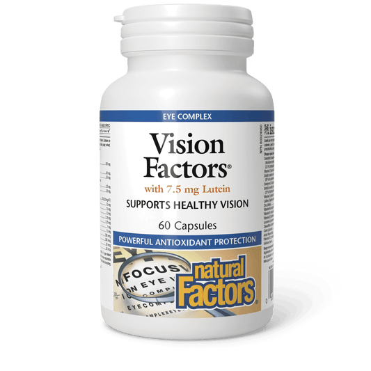 Natural Factors Vision Factors with 7.5 mg Lutein 60 Capsules 