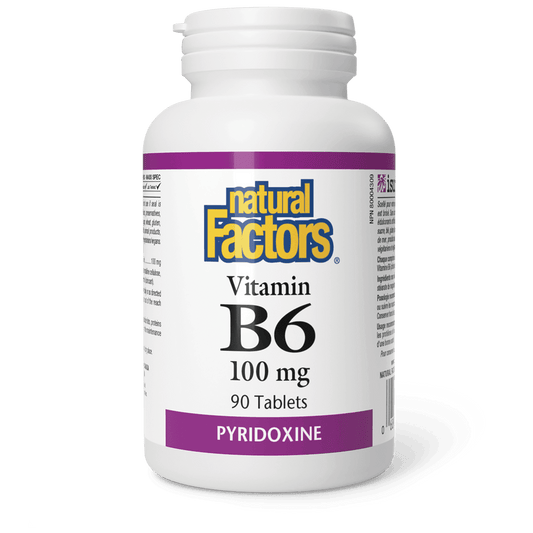 Natural Factors Vitamin B6 50 mg 90 Tablets 