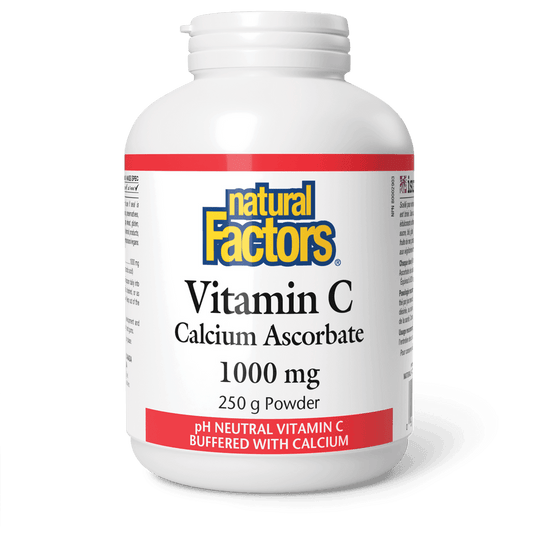 Natural Factors Vitamin C Calcium Ascorbate 1000 mg 250g 
