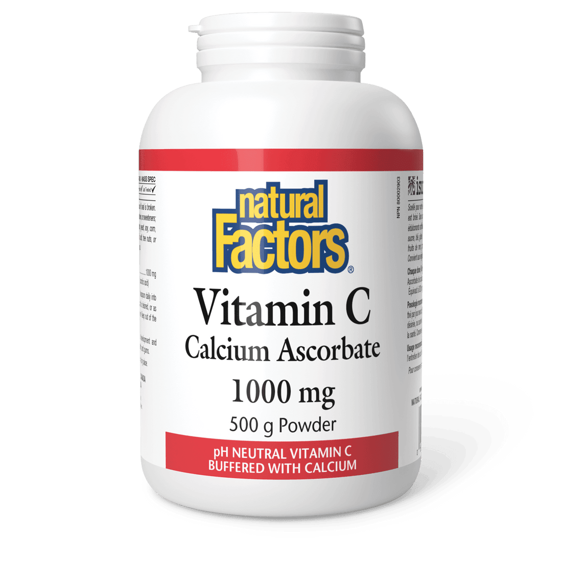 Natural Factors Vitamin C Calcium Ascorbate 1000 mg 500g 