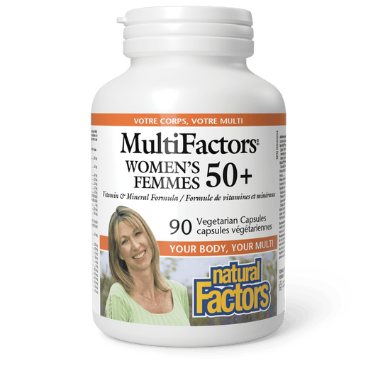 Natural Factors Women’s 50+ MultiFactors 90 Veg Capsules