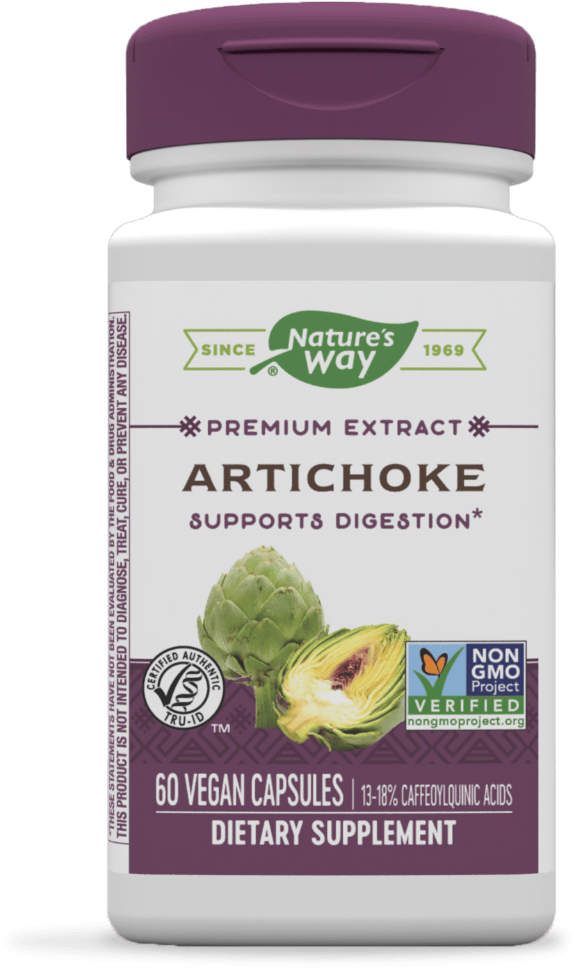 Nature's Way Artichoke 60 Veg Capsules - 