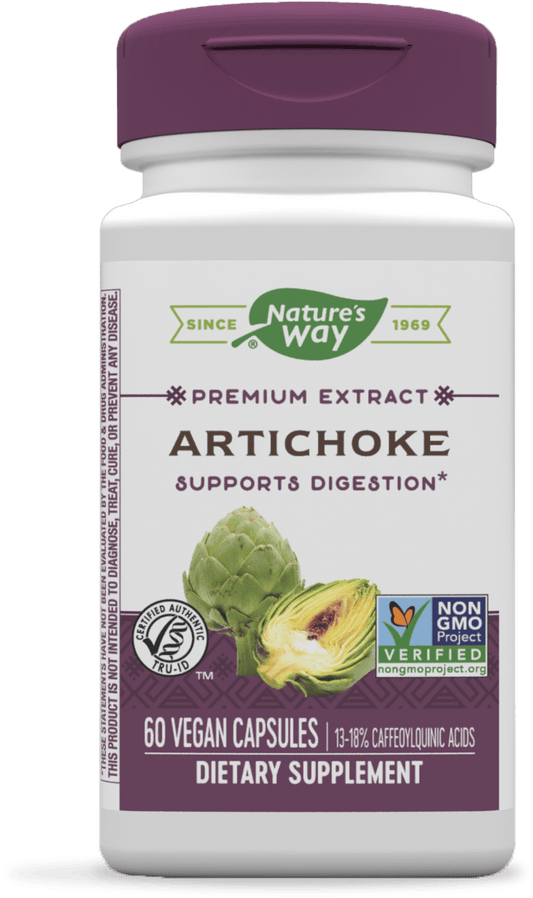 Nature's Way Artichoke 60 Veg Capsules - 