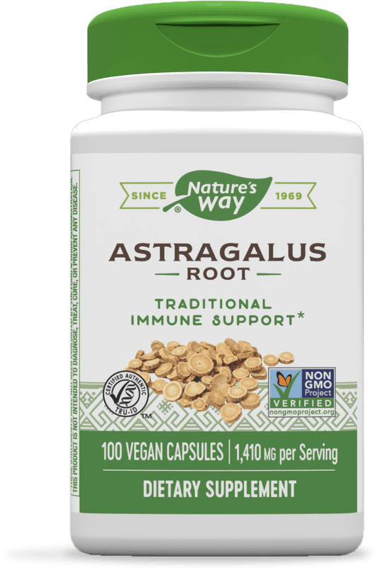 Nature's Way Astragalus Root 100 Veg Capsules - 