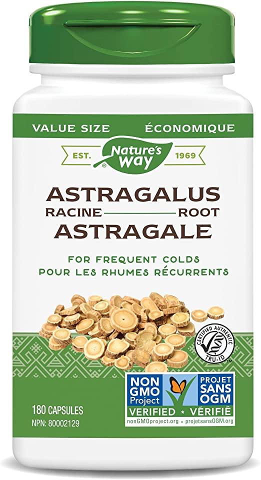 Nature's Way Astragalus Root 180 Veg Capsules - 