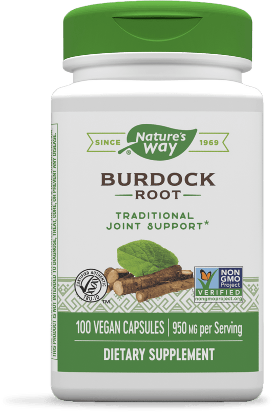 Nature's Way Burdock Root 100 Veg Capsules - 