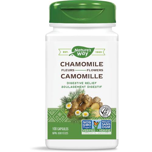 Nature's Way Chamomile Flowers 100 Veg Capsules - 